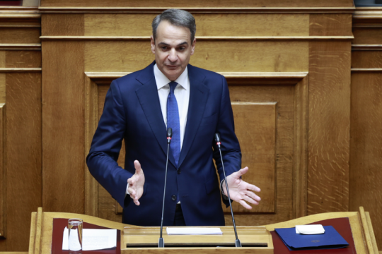Κυριάκος Μητσοτάκης στην Ολομέλεια για το φορολογικό νομοσχέδιο